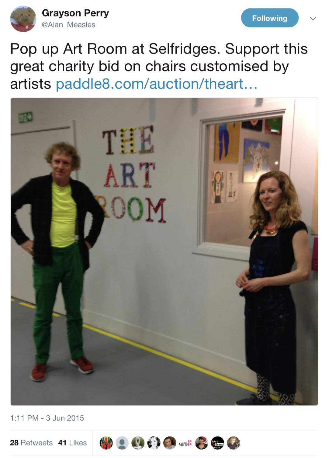 Grayson Perry visit
